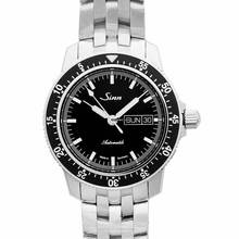 Thumbnail von Sinn 104 104.010 - Pilot Watch 104 St Sa I Stainless Steel Fine Link Black Dial Men's Watch </h1>