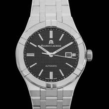 Thumbnail von Maurice Lacroix AIKON AI6008-SS002-330-1 - Aikon Automatic Black Sun brushed Clous de Paris Dial Men's Watch </h1>