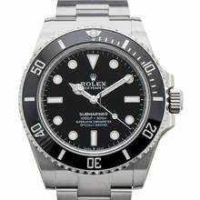 Thumbnail von Rolex Submariner (No Date) 124060-0001 - Submariner Oystersteel New Model 2020 Automatic Chronometer Black Dial Men's </h1>