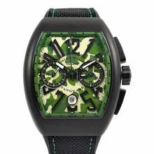 Thumbnail von Franck Muller Vanguard V45 CC DT CAMO TT NR MC VE - VANGUARD Automatic Green Dial Titanium Men's Watch </h1>