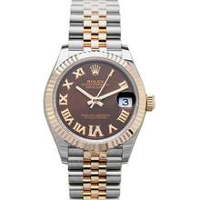 Thumbnail von Rolex Datejust 31 278271-0004 - Datejust 31 Automatic Chocolate Diamond Dial 18kt Everose Gold Jubilee Ladie </h1>
