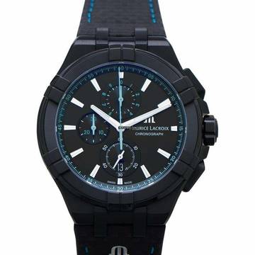  Maurice Lacroix AIKON AI1018-PVB01-337-1 - Aikon Chronograph Quartz Black Dial Men's Watch </h1> 