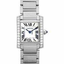 Thumbnail von Cartier Tank Française W4TA0008 - Tank Francaise Silver Dial Ladies Watch </h1>