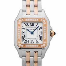 Thumbnail von Cartier Panthère W3PN0006 - Panthère de Cartier Quartz Silver Dial Rose Gold Ladies Watch </h1>