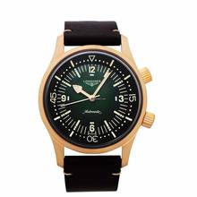 Thumbnail von Longines Legend Diver L37741502 - Heritage Legend Diver Green Dial Bronze Titanium Men's Watch </h1>