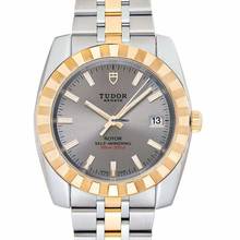 Thumbnail von Tudor Classic 22013-62543-GRIDSTL - Classic Date Grey / Yellow gold toned steel Ø28.00 mm </h1>