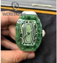 Richard Mille [NEW] RM 07-02 Green Sapphire Automatic Ladies Watch