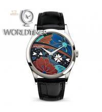 Thumbnail von Patek Philippe [NEW][DOUBLE SEALED][雙封] Calatrava Enamel Artwork Dial 5077P-097 Watch