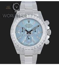 Rolex [NEW] Cosmograph Daytona Ice Blue Baguette Platinum 116576TBR