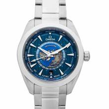 Thumbnail von Omega Seamaster Aqua Terra Worldtimer 220.10.43.22.03.001 - Seamaster Aqua Terra Automatic Blue Dial Men's Watch </h1>