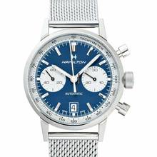  Hamilton Intra-Matic H38416141 - American Classic Intra-matic Auto Chrono Blue Dial Men's Watch </h1> 