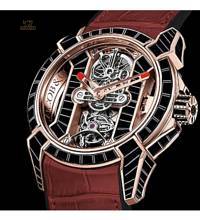 Jacob & Co. 捷克豹 [NEW] EPIC X TOURBILLON BAGUETTE ROSE GOLD EX500.40.BS.BS.A (Retail:HK$2,672,600)