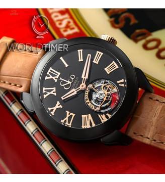 Jacob & Co. 捷克豹 [NEW] Palatial Flying Tourbillon Black DLC Titanium PT520.21.NS.BB.A (Retail:HK$859,100)
