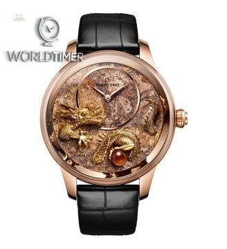 Jaquet Droz [LIMITED 28 PIECE] Petite Heure Minute Relief Dragon J005023287 (Retail:CHF 74'550)