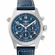 Thumbnail von Longines Spirit L38204930 - Spirit Chronograph Stainless Steel Automatic Blue Dial Men's Watch </h1>