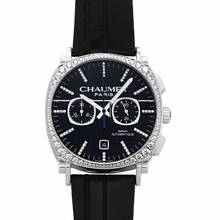  Chaumet Dandy W11190-30F - Dandy Chronograph Black Dial Leather </h1> 