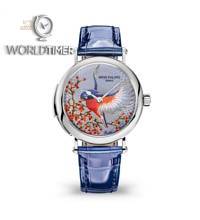 Patek Philippe [NEW] Calatrava Bird White Gold Rare Handcrafts 7000/50G-001