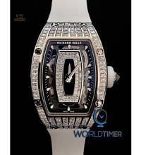 Richard Mille [NEW] RM 07-01 White Gold Med Set Baguette Ladies