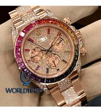 Thumbnail von Rolex [NEW 2018 MODEL] Daytona Everose Gold Rainbow Full Pave Diamond 116595RBOW-0002
