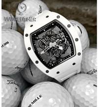 Richard Mille RM 055 Bubba Watson White Ceramic Mens Watch