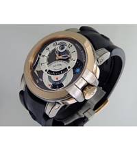 Harry Winston [NEW] Ocean Excenter Alarm manual 18K rose gold and zalium OCEMAL44RZ001