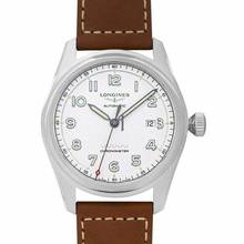 Thumbnail von Longines Spirit L38114732 - Spirit Stainless Steel Automatic Silver Dial Men's Watch </h1>