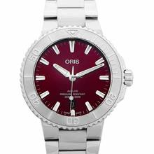 Thumbnail von Oris Aquis 01 733 7766 4158-07 8 22 05PEB - Aquis Automatic Red Dial Stainless Steel Men's Watch </h1>
