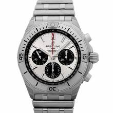 Thumbnail von Breitling Chronomat 42 AB0134101G1A1 - Chronomat B01 42 Chronograph Automatic Silver Dial Men's Watch </h1>