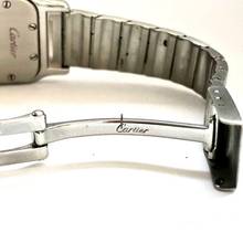 Thumbnail von Cartier Santos Galbée 24mm Quartz Steel 1.21TCW Diamond Watch </h1>