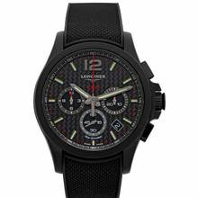 Thumbnail von Longines Conquest L37172669 - Conquest Quartz Carbon Fiber Dial Stainless Steel Men's Watch </h1>