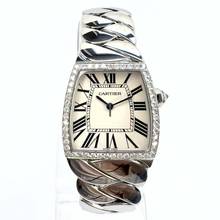 Thumbnail von Cartier La Dona de Cartier Quartz 28mm Steel ~1.5TCW Diamond Watch </h1>