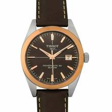 Thumbnail von Tissot Gentleman T927.407.46.291.00 - T-Gold Gentleman Automatic Brown Dial Men's Watch </h1>