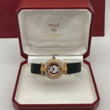 Thumbnail von Cartier VERMEIL COLISÈE GP Silver 0.67TCW DIAMONDS Watch </h1>