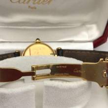 Thumbnail von Cartier VERMEIL COLISÈE GP Silver 0.67TCW DIAMONDS Watch </h1>