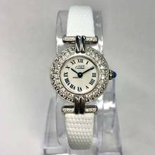 Thumbnail von Cartier VERMEIL COLISÈE 925 Silver Diamond Watch </h1>