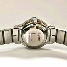 Thumbnail von Cartier Santos OCTAGON Automatic 25mm Steel 0.4TCW DIAMOND Watch </h1>