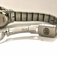 Thumbnail von Cartier Santos OCTAGON Automatic 25mm Steel 0.4TCW DIAMOND Watch </h1>