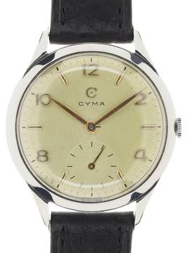  Cyma Gents oversized Wristwatch  
