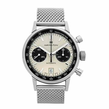  Hamilton Intra-Matic H38416111 - American Classic Automatic White Dial Stainless Steel Men's Watch </h1> 