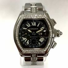 Thumbnail von Cartier Roadster 2618 Automatic 42mm Steel ~2.5TCW DIAMOND Watch </h1>