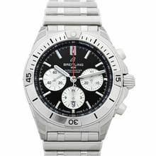  Breitling Chronomat AB0134101B1A1 - Chronomat Automatic Black Dial Stainless Steel Men's Watch </h1> 