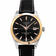 Thumbnail von Tissot Gentleman T927.407.46.051.00 - T-Gold Automatic Black Dial Stainless Steel Men's Watch </h1>