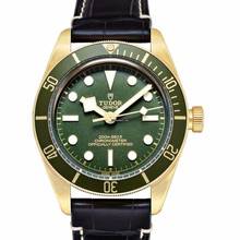 Thumbnail von Tudor Black Bay 79018V-0001 - Heritage Black Bay Automatic Green Dial 18kt Yellow Gold Men's Watch </h1>