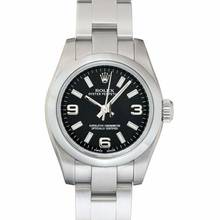 Thumbnail von Rolex Oyster Perpetual 26 176200 - Lady Oyster Perpetual Black/Steel Ø26 mm </h1>