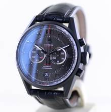 Thumbnail von TAG Heuer Carrera Calibre 36 Chronograph Flyback black Calibre 36 El Primero Titan Glasboden </h1>