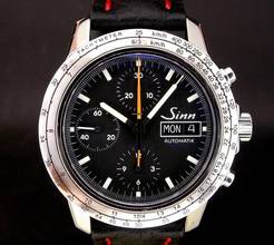 Thumbnail von Sinn 303 Modellbahnchronograph Komplett Sichtboden mehr als nur ein Zeit-Messer </h1>