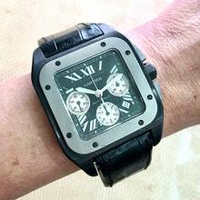 Thumbnail von Cartier Santos 100 Automatic 41mm Steel & Titanium Watch </h1>