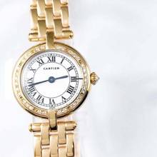 Thumbnail von Cartier Panthère VENDOME 24mm 18K Yellow Gold 0.34TCW Diamond Watch </h1>