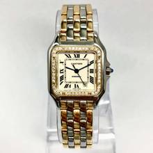  Cartier Panthère 27mm 3 Row Gold 0.43TCW DIAMOND Watch </h1> 