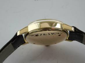 Thumbnail von Longines 10 Karat Gelbgold Armbanduhr Mid Size 29 mm Handaufzug Kaliber 10 L Rarität